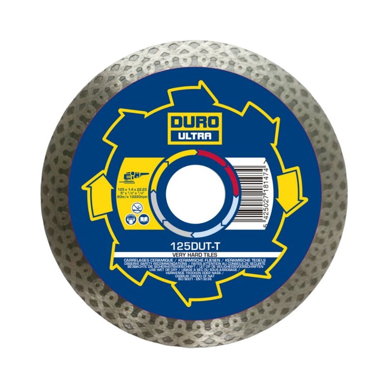 Disque diamant DUT-T - Spécial grès cérame 