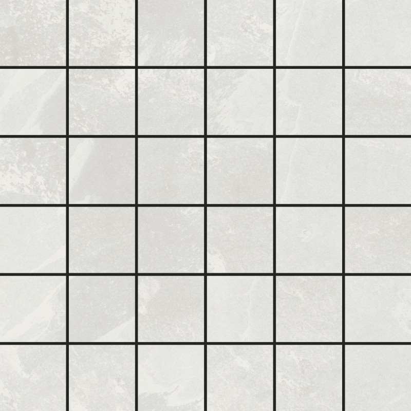 Grès cérame - MUSTANG SLATE - WHITE Mosaïque 30x30