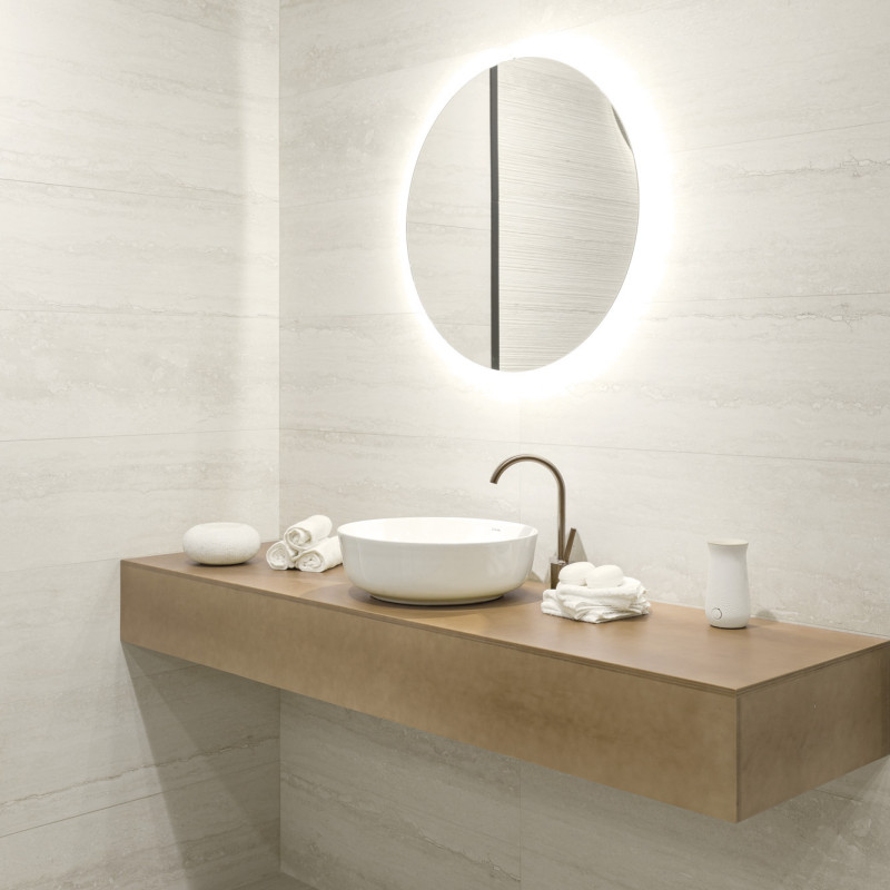Grès cérame - PURE TRAVERTINE - IVORY
