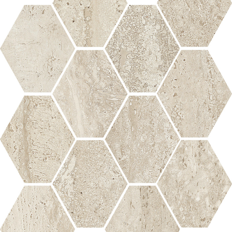 Grès cérame - TIBUR STONE - Avena Hexagon