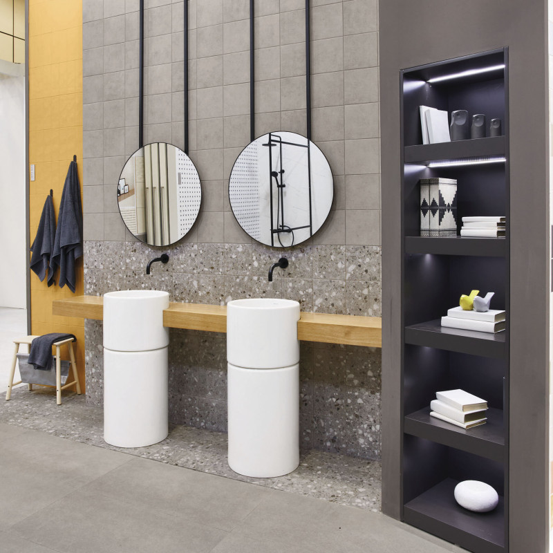 Grès émaillé - DANDY Grey - DANDY TERRAZZO Grey
