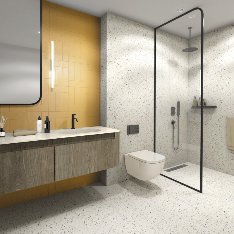 Grès émaillé - DANDY TERRAZZO White