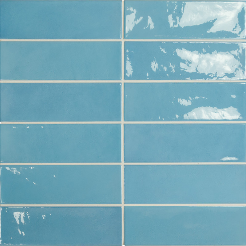 Faïence - VILLAGE AZURE BLUE 6.5X20
