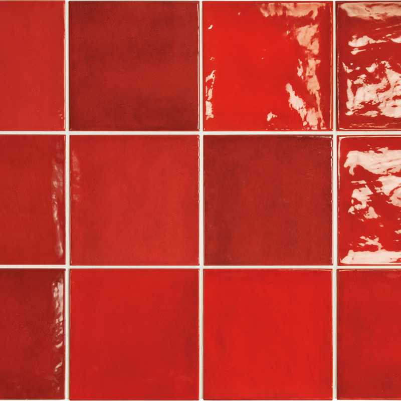 Faïence - VILLAGE VOLCANIC RED 13.2X13.2