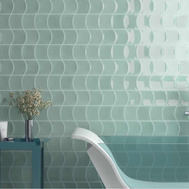 Faïence - WAVE MINT 12X12WA