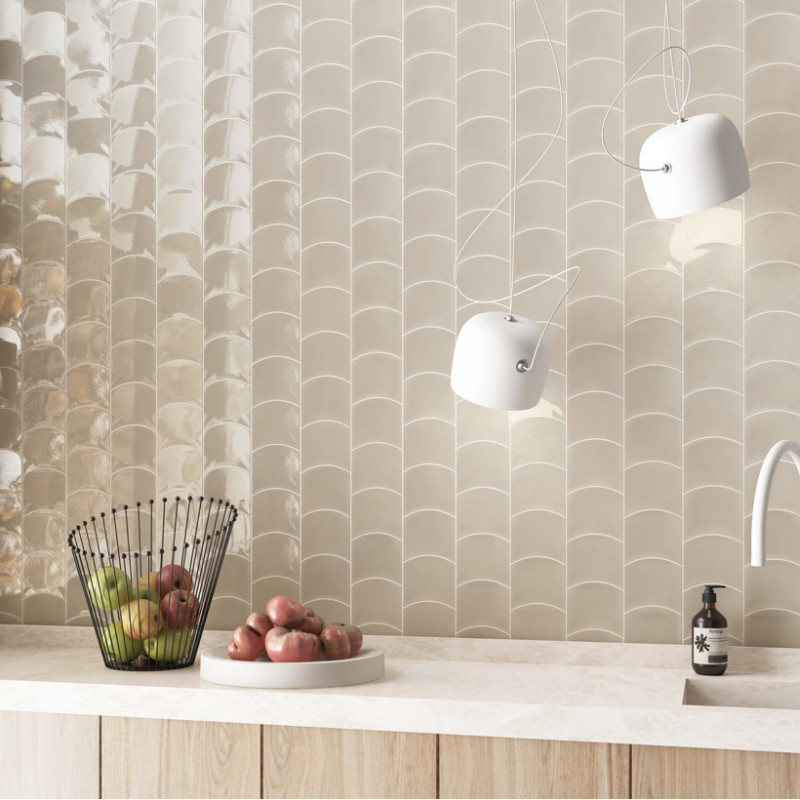 Faïence - WAVE OLD CREAM 12X12WA