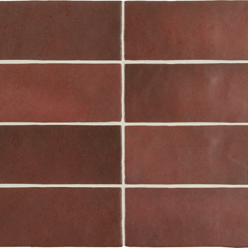 Faïence - MAGMA BURGUNDY 6.5X20