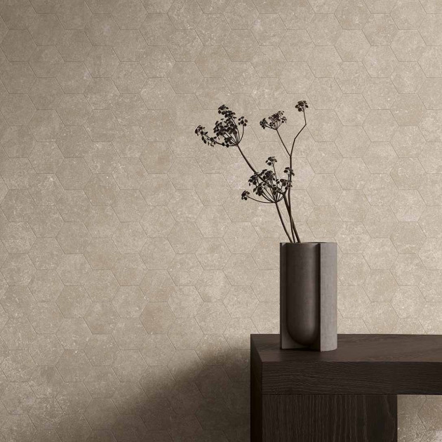 Grès cérame - DESERT STONE - Hexagon Sand