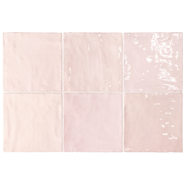 Faïence - LA RIVIERA ROSE 13.2X13.2