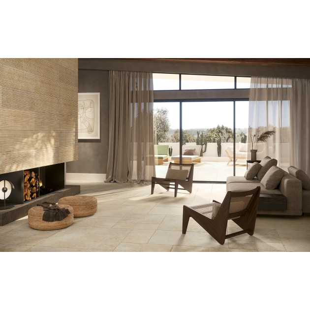 Amboise Bianco 90x90 Ret - SMOOTH | Art by Sichenia Hanami Blue 60x120 Ret - MATT