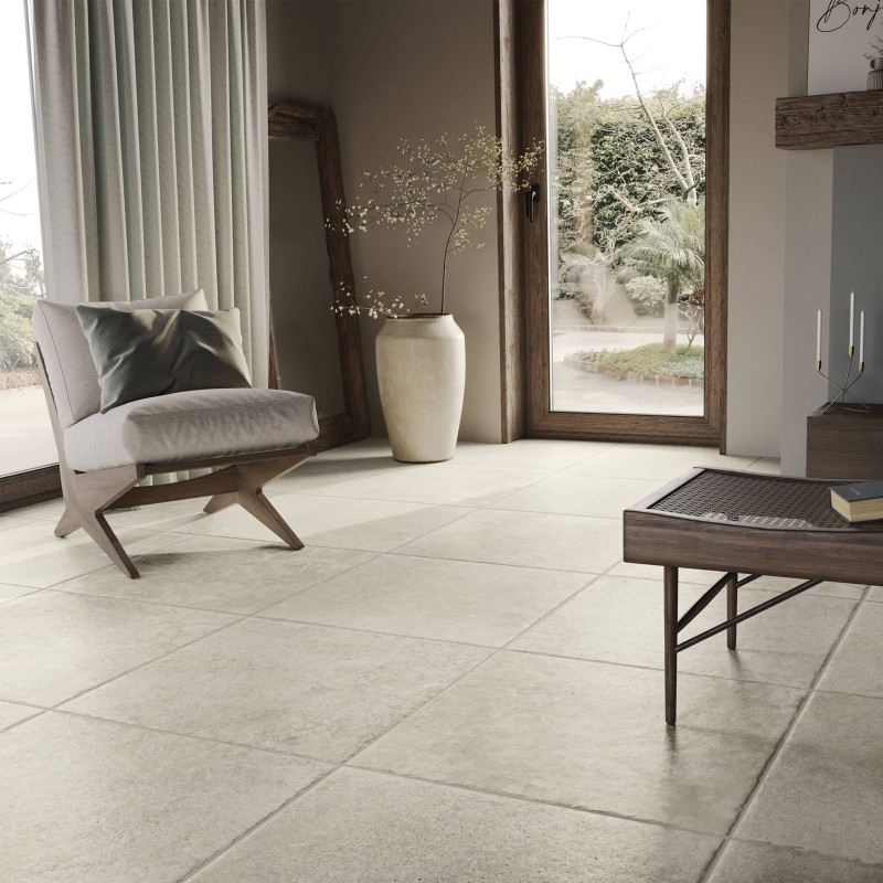 Chantilly Blanc 60x60 Chipped Ret - NAT