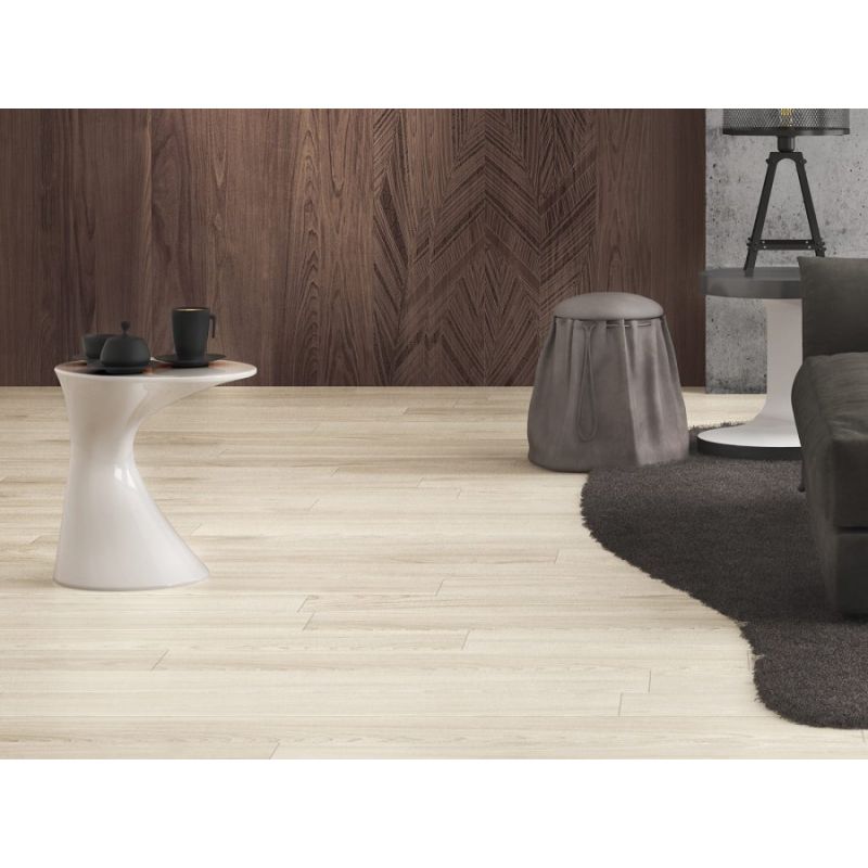 Carrelage Imitation Parquet ST REGIS (DC) - Bianco et Noce