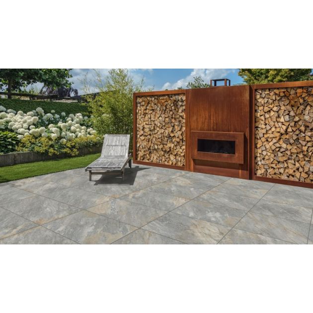 Carrelage Effet Pierre QUARTZ 2 (DC) - Grigio