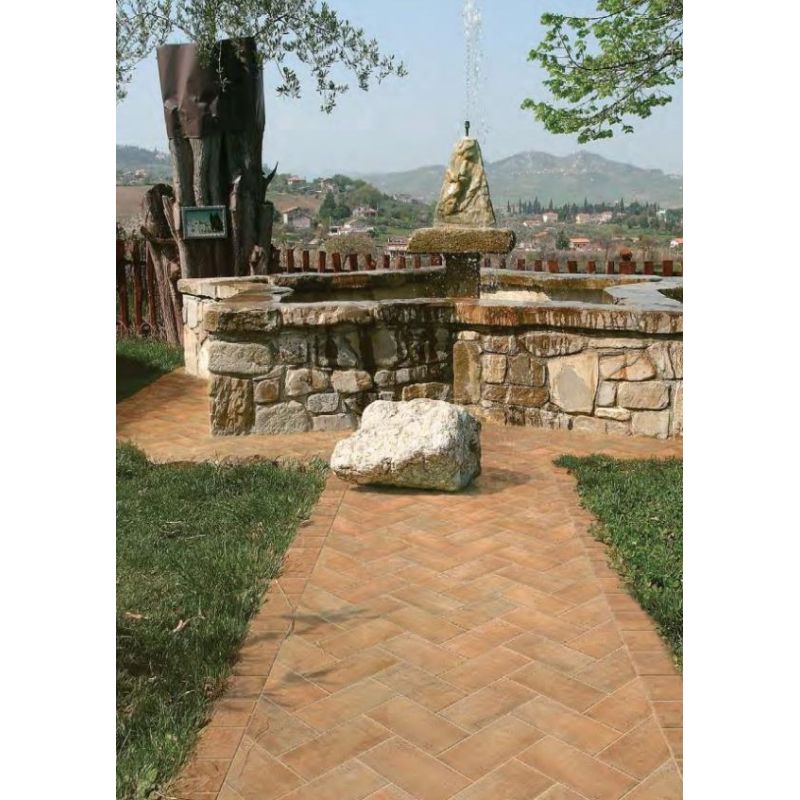 Carrelage Effet Pierre GALESTRO (DC) - Beige Décor 5x5