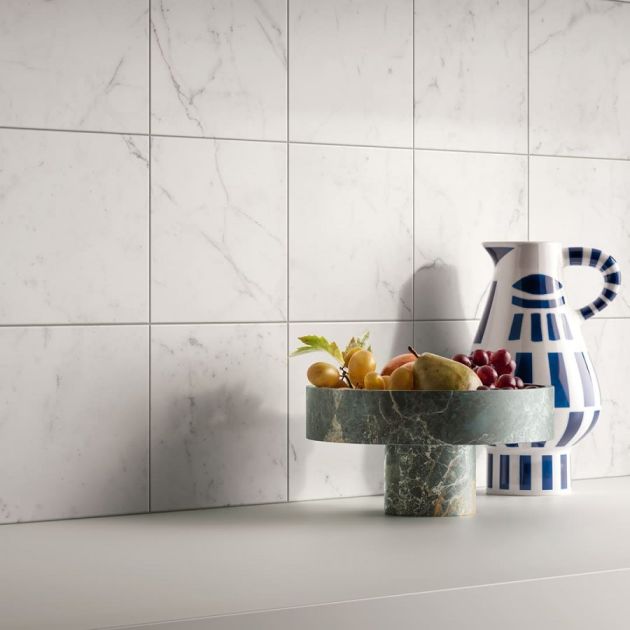 Carrelage Effet Marbre DIMORE (DC) - Statuario
