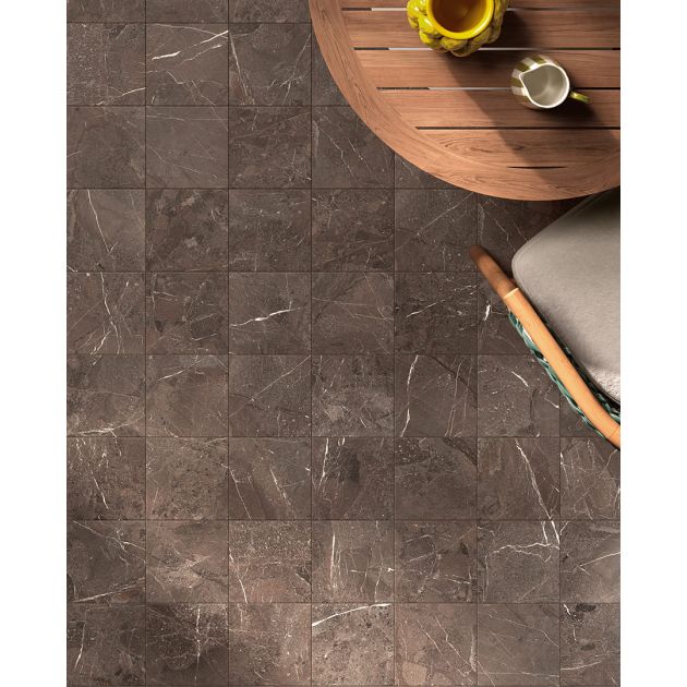 Carrelage Effet Marbre DIMORE (DC) - Marrone Imperiale