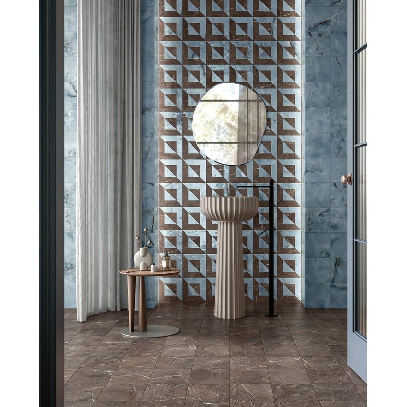 Carrelage Effet Marbre DIMORE (DC) - Marrone Imperiale - Dimora Audrey Marrone Imperiale