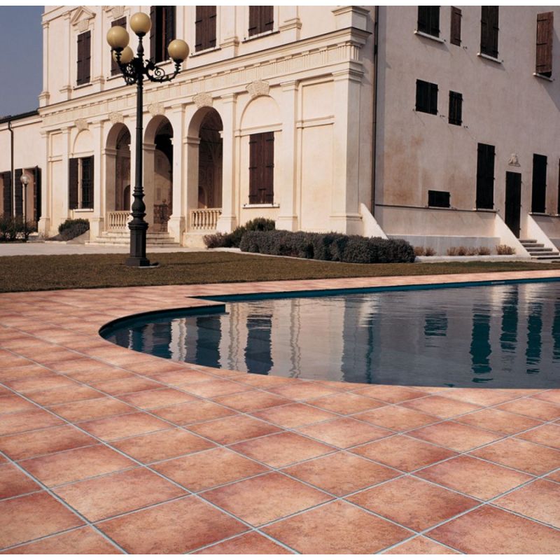 Carrelage en terre cuite