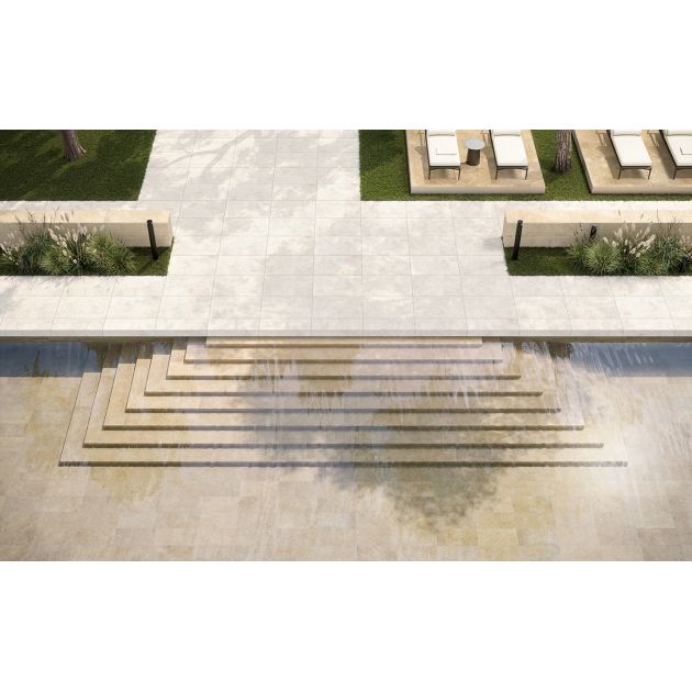 Carrelage Effet Pierre AMBOISE 2 (SI) - Oro et Bianco