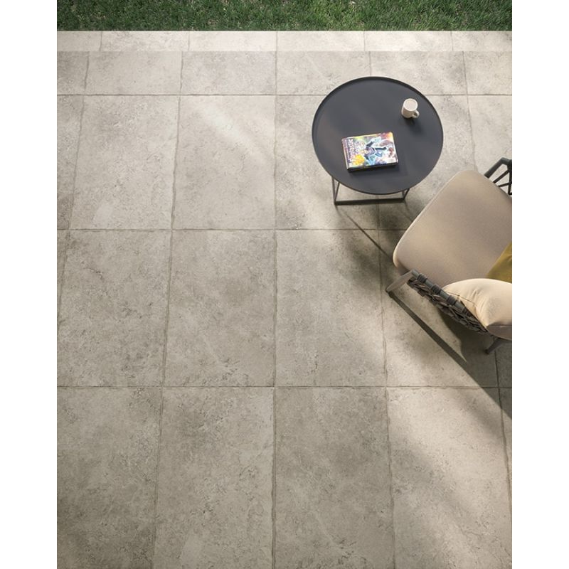 Carrelage Effet Pierre AMBOISE 2 (SI) - Grigio
