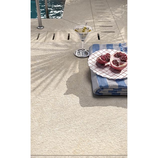 Carrelage Effet Pierre CREMA LUNA 2 (SI) - Cream