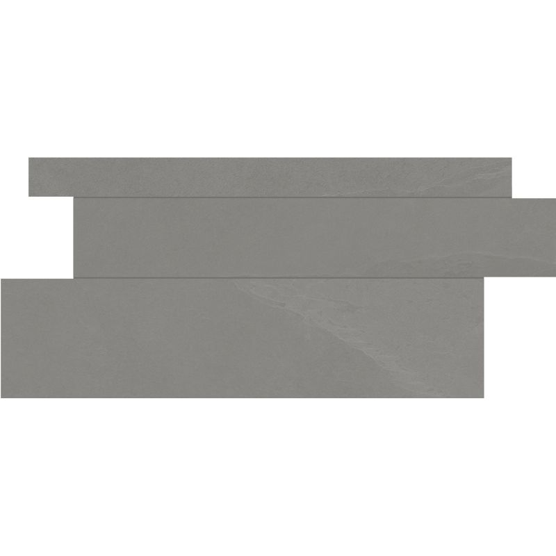 Carrelage Effet Pierre BRAZILIAN SLATE (US) - Plank silk grey