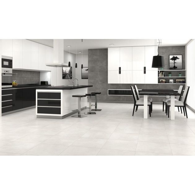 Carrelage Effet Béton ALPE (AL) - Anthracite - Pos-Corte Anthracite