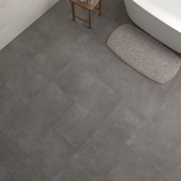 Carrelage Effet Béton ALPE (AL) - Anthracite