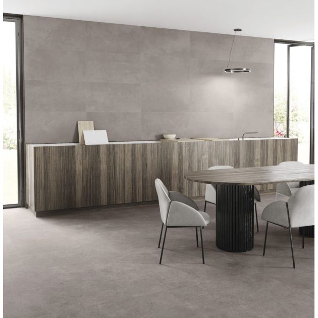 Carrelage Effet Béton FLOW (AL) - Cement Ash - Stone Ash
