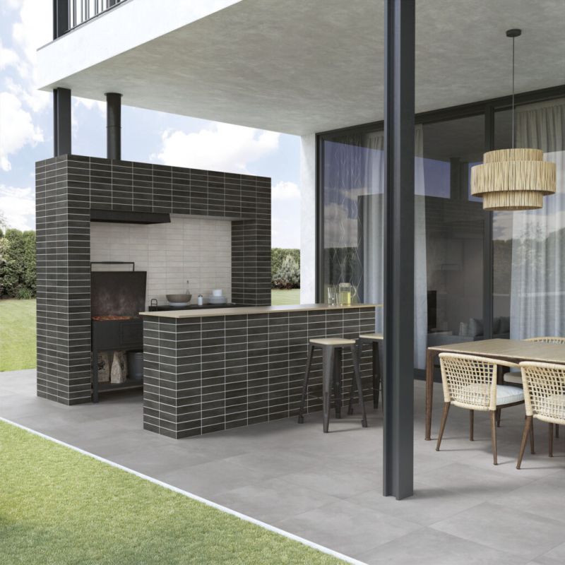 Carrelage Effet Béton FLOW (AL) - Cement Ash - Cement Coal