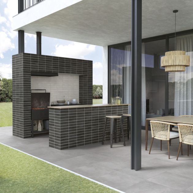 Carrelage Effet Béton FLOW (AL) - Cement Ash - Cement Coal