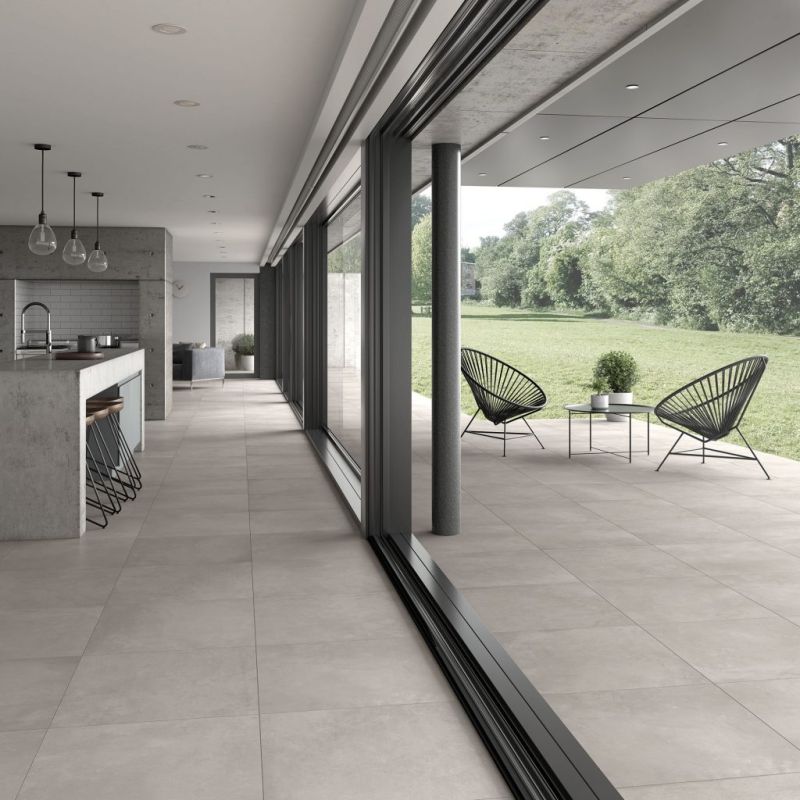 Carrelage Effet Béton FLOW (AL) - Cement Ash