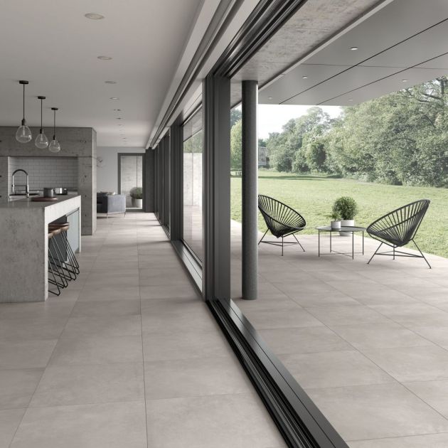 Carrelage Effet Béton FLOW (AL) - Cement Ash