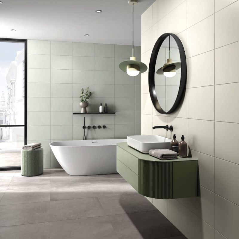 Carrelage Effet Béton FLOW (AL) - Cement Ash 