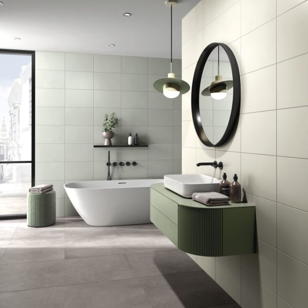 Carrelage Effet Béton FLOW (AL) - Cement Ash 