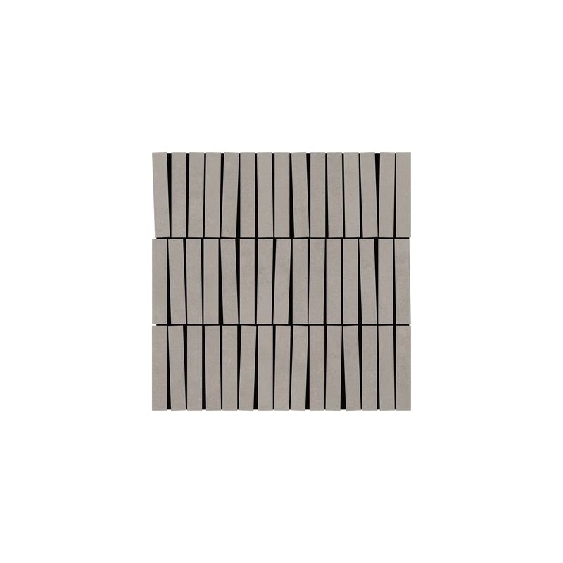 Carrelage Effet Béton FLOW (AL) - Mosaic Sticks Cement Ash 