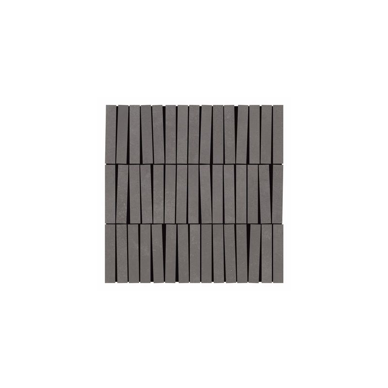 Carrelage Effet Béton FLOW (AL) - Mosaic Sticks Cement Coal