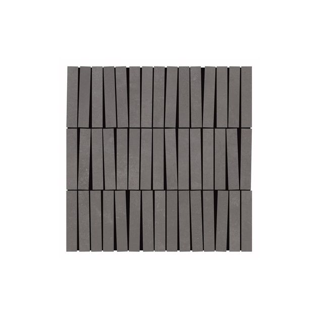 Carrelage Effet Béton FLOW (AL) - Mosaic Sticks Cement Coal