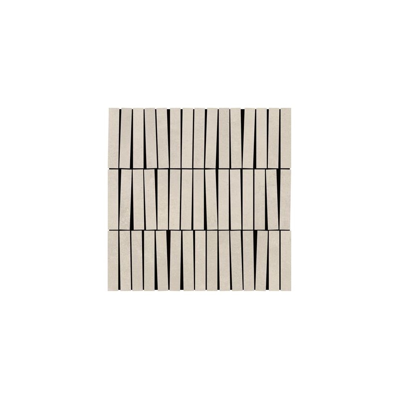 Carrelage Effet Béton FLOW (AL) - Mosaic Sticks Cement Sand 