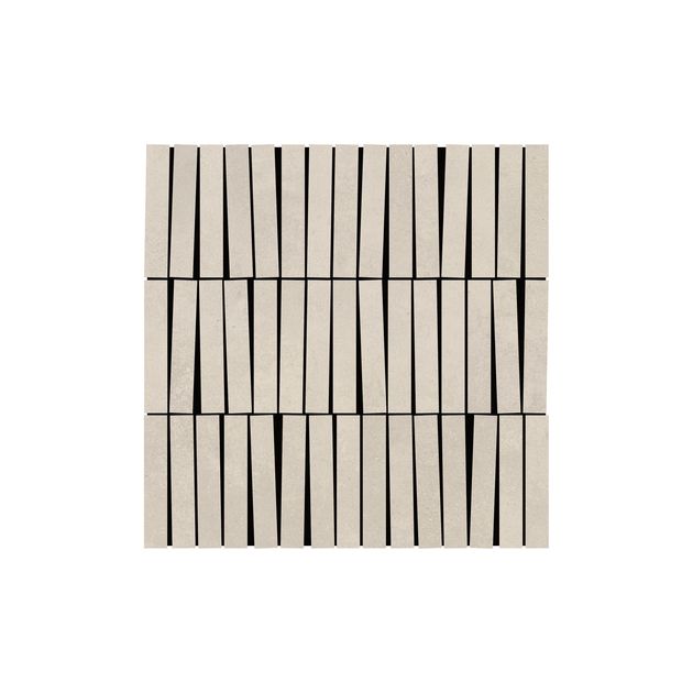 Carrelage Effet Béton FLOW (AL) - Mosaic Sticks Cement Sand 