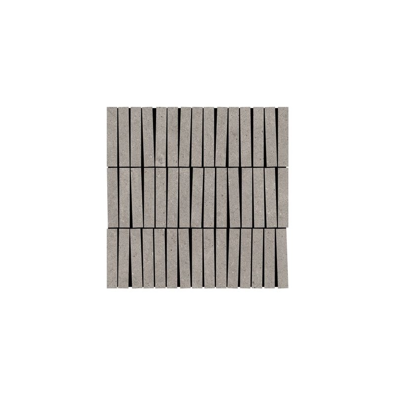 Carrelage Effet Béton FLOW (AL) - Mosaic Sticks Stone Ash 