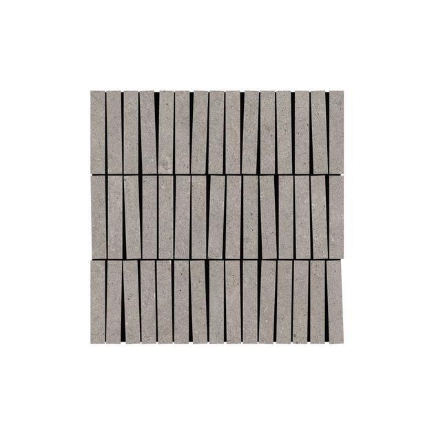 Carrelage Effet Béton FLOW (AL) - Mosaic Sticks Stone Ash 