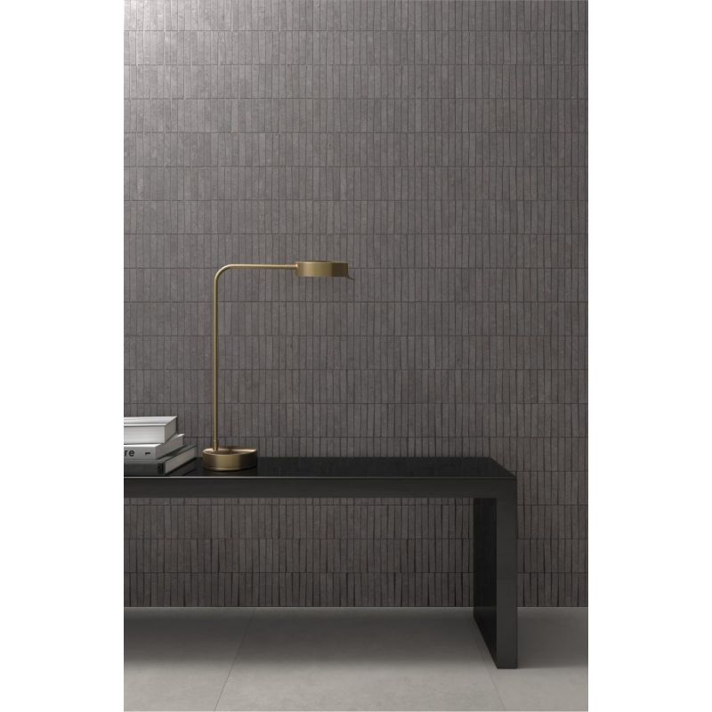 Carrelage Effet Béton FLOW (AL) - Mosaic Sticks Stone Coal