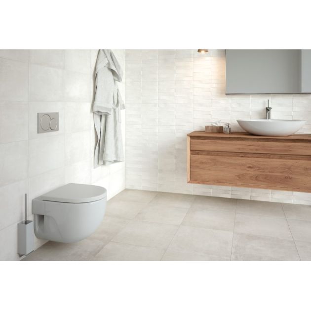Carrelage Effet Déco TOUCH (AL) - Brick Light - Light - Grey 
