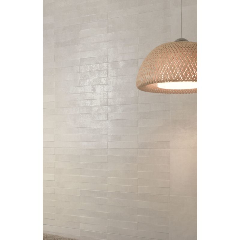 Carrelage Effet Déco TOUCH (AL) - Brick Light Grey 