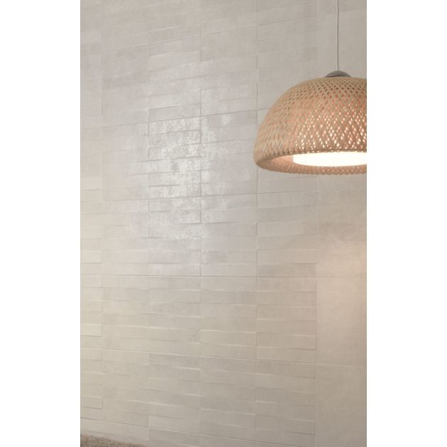 Carrelage Effet Déco TOUCH (AL) - Brick Light Grey 