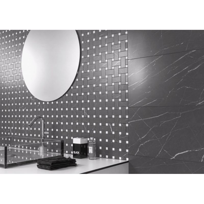 Carrelage Effet Marbre MUSE (AL) - Coal 