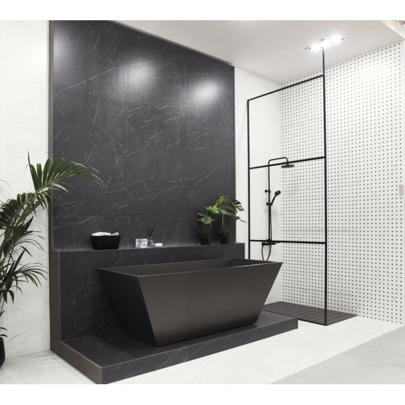 Carrelage Effet Marbre MUSE (AL) - Coal 