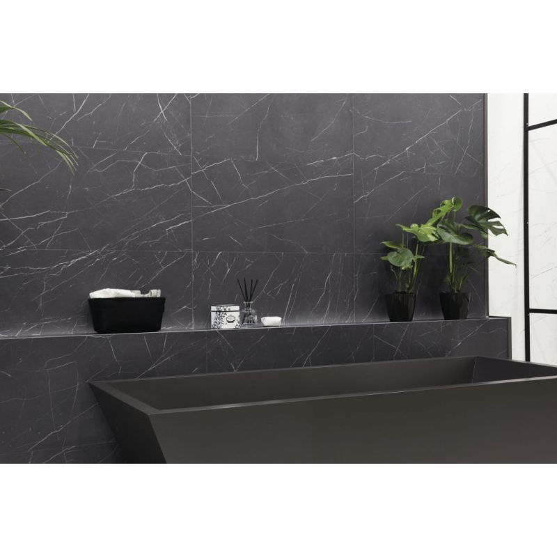 Carrelage Effet Marbre MUSE (AL) - Coal 