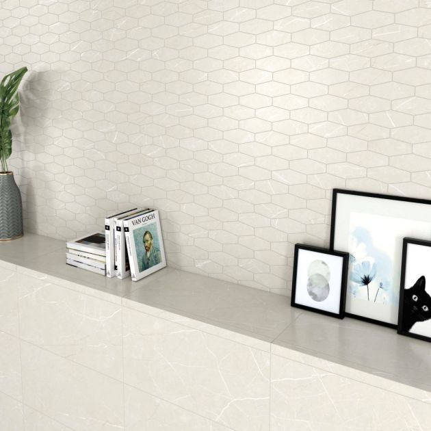 Carrelage Effet Marbre MUSE (AL) - Ivory